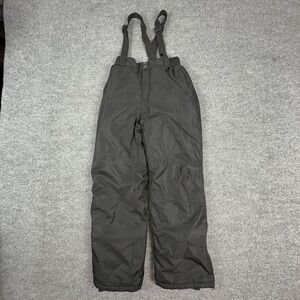 MUTU SNOW Snow Bib Pants Kids 14 Black Insulated Winter Ski Adjustable Straps